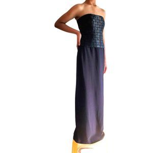 Vintage DAYMOR Couture by C. Mercedes Ferriera Strapless Column Gown w/ Jacket